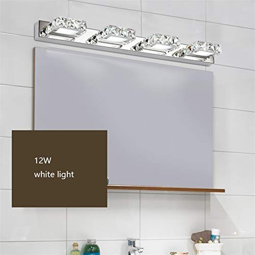Lumière miroir LED moderne en cristal luminaire mural de prestige - 5