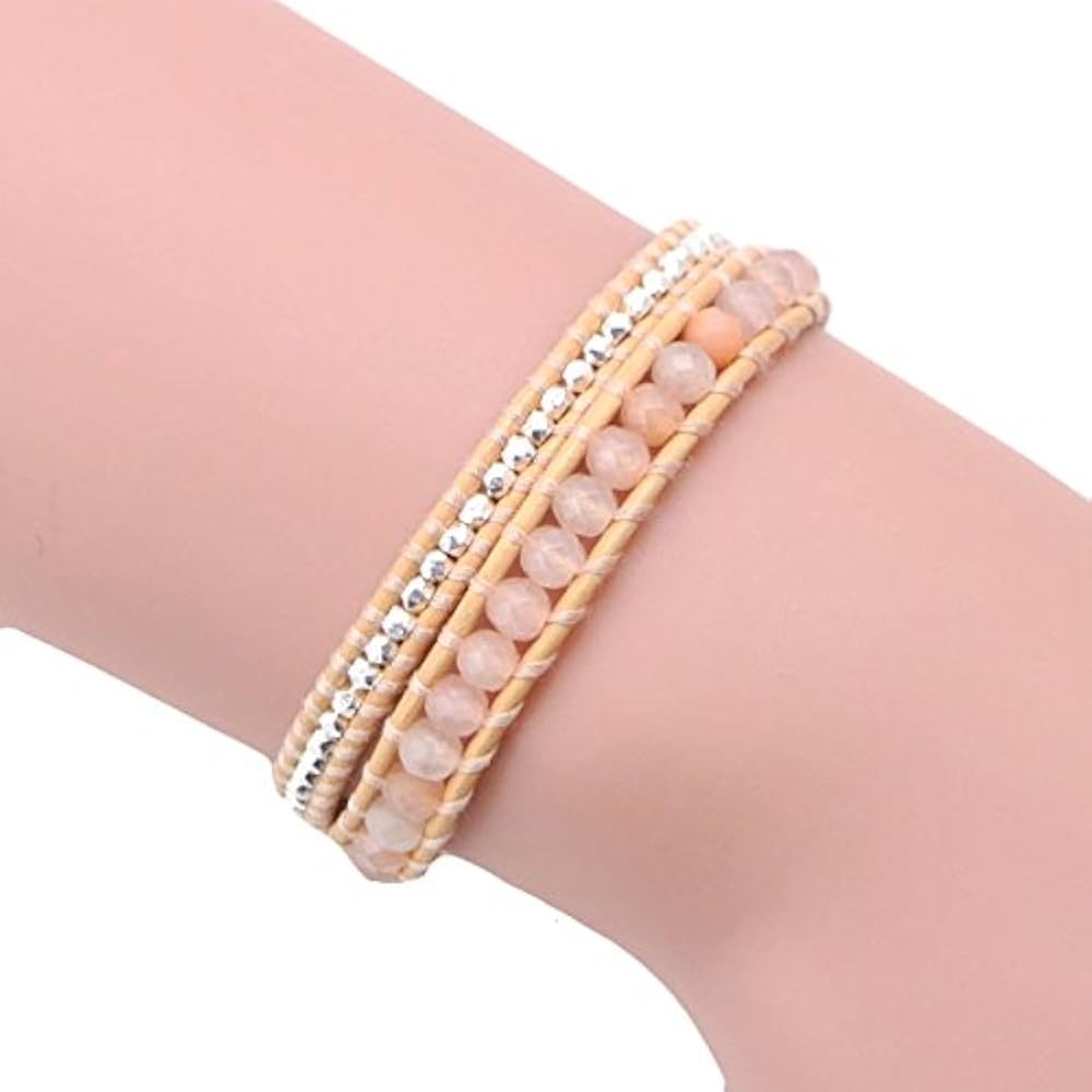 Amazon | チャンルー CHAN LUU ストーンビーズミックス 2連ラップ