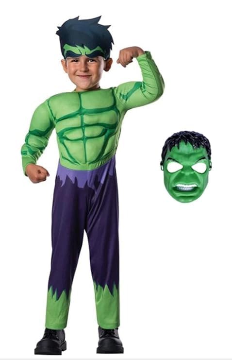 CHRISLEY ENTERPRISES Costume Hulk Avengers Superhero Kids Fancy Dress Costume - Muscle Look (4-5 years) (B0BNYJ8NZS) Amazon Price History, Amazon Price Tracker
