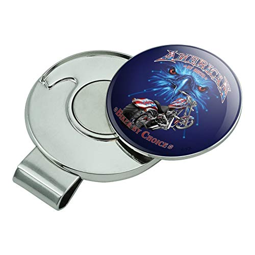 Graphics & More American Biker Golf Hat Clip #TOP22