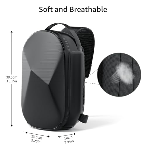 ANNAPRO Carrying Case for Steam Deck, 3D Design Shell Case Compatible with Steam Deck Docking Station Charger AC Adapter Storage, Portable Travel Shoulder Backpack for Steam Deck Console & Accessories