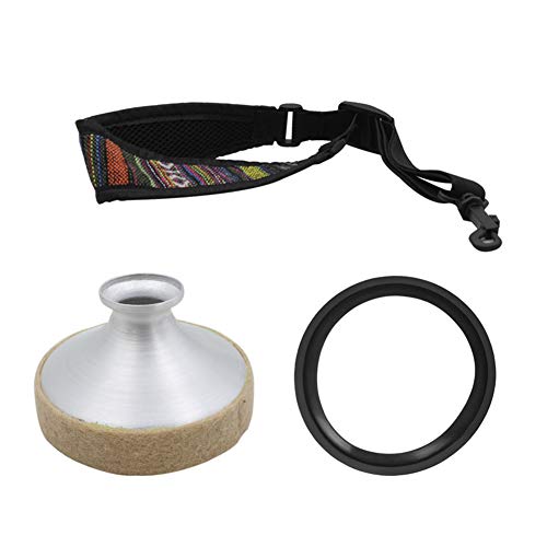 image for Absir 3pcs Alto Saxophone Silencer Set Aluminum Alloy Mute+Mute Ring+E