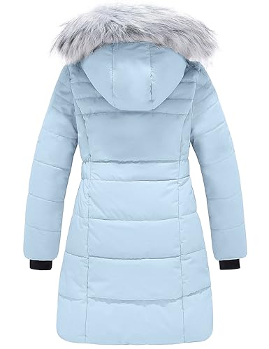 ZSHOW Girls' Long Winter Coat Parka Waterproof Warm Puffer Jacket3
