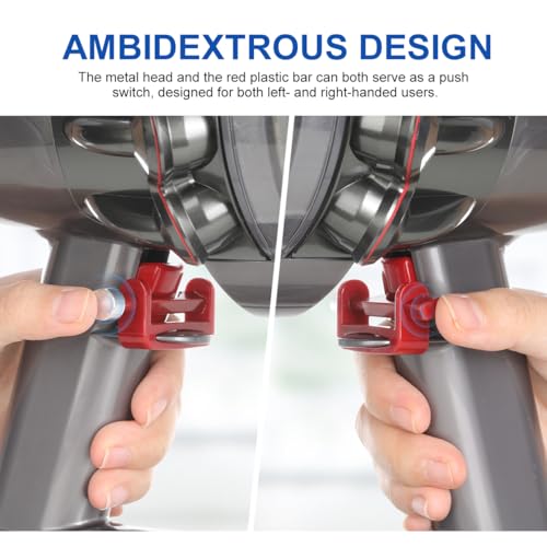 LANMU Trigger Lock Compatible with Dyson V10 V11 V15 Absolute Animal Motorhead Vacuum Cleaner, Power Button Off/On Switch Clamp Holder Attachments, Free Your Finger