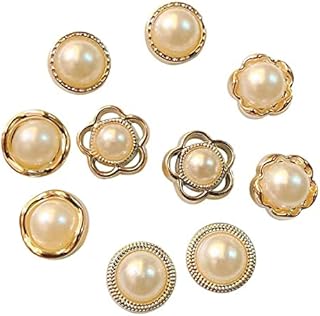 10Pcs Prevent Accidental Exposure Buttons Brooch Pins Badge, Brooch Pins Invisible Buttons, Brooch Pins Button for Clothes Cardigan Jeans Decoration