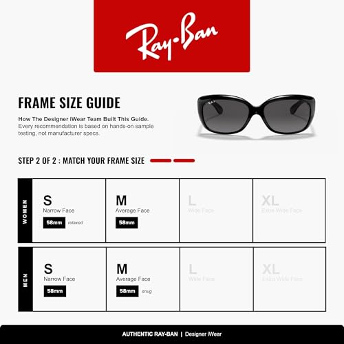 Image of Ray-Ban RB4101 Jackie Ohh Square Sunglasses for Men for Women
