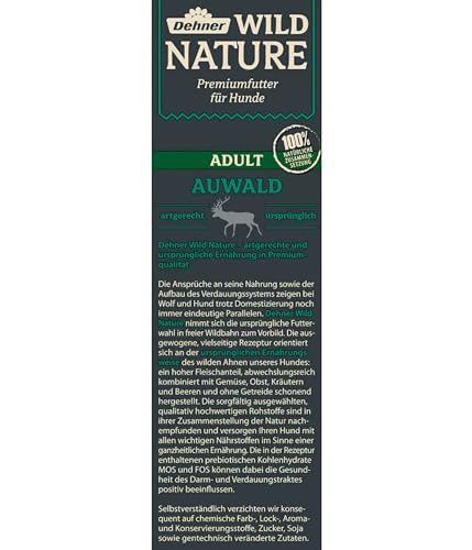 Dehner Wild Nature Hundefutter Auwald, Trockenfutter, Geflügel / Wild, 12kg