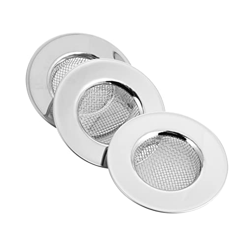 Colador para fregadero de acero inoxidable 3 unidades