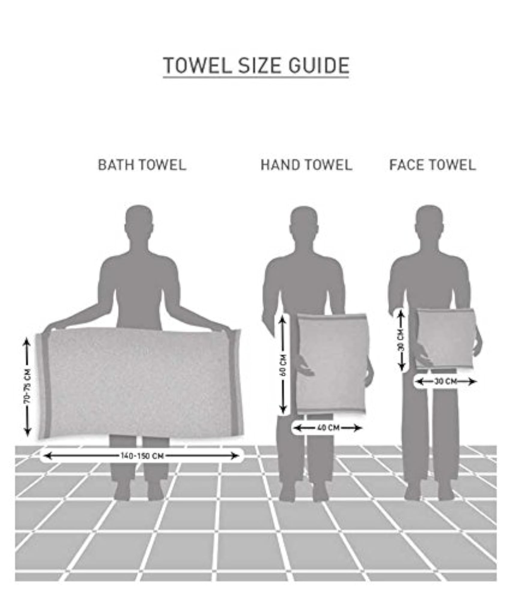 Men & Women Ultra-Premium Cotton Bath Towel Set, Quick Dry