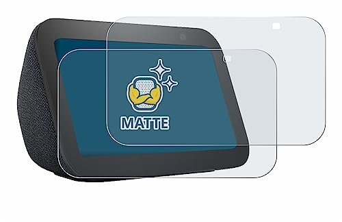 BROTECT Protector Pantalla Anti-Reflejos para Amazon Echo Show 5 (3a Gen.) (2 Unidades) Película Mate Anti-Huellas