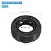 PATIKIL EU Radial Shaft Seal, 2 Pcs 12mm x 22mm x 7mm Nitrile Rubber TG4 Oil Seal for Bearing Shaft Oil Pumps Engines, Black
