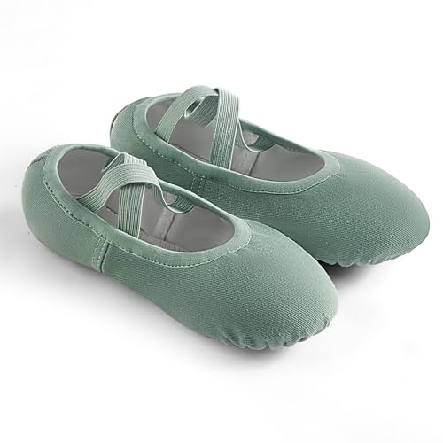 Phineein Toddler/Kid Canvas Ballet Shoes - Dance Slipper for Kids Yoga Shoes2