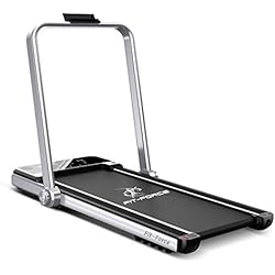 Cinta De Correr Fit Cinta de Correr Fit-Force 2000W Velocidad 9 Kmph Bluetooth Almacenaje fácil con Mando a Distancia Gris