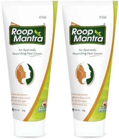 Roop Mantra Ayurvedic Cream for Men and Women, 60g (Pack of 2)