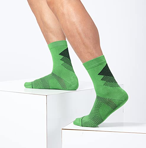 GoWith Men’s Dress Socks, Rayon Made From Bamboo Soft Comfortable Lightweight Thin Breathable Crew Socks, Gift Box4