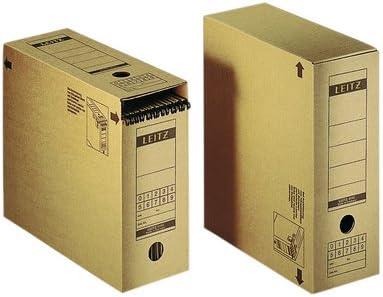 Leitz A4 Archive Box with Flap Natural Brown