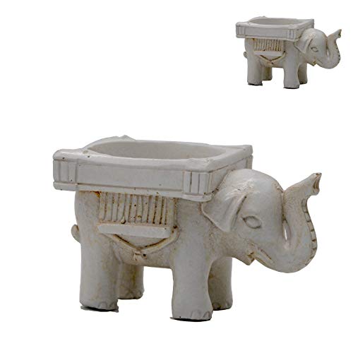 Medigy JH-J01 Scented Candle Holder Candleholders For Votive Birthday Candles Tea Light Holders Set 2 Pack Elephant Design thumb #1