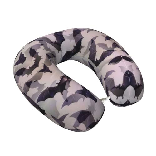 Almohada viscoelástica cuello en U 30 cm negro miniatura 2