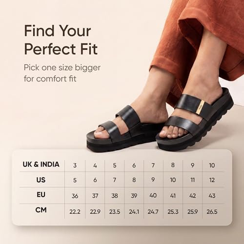 Image of Frido Women's Arch Support Wedge Sandals, Orthopedic Cushioned Platform Heels with Anti-Slip Sole, Comfortable Slip-On Footwear for Office, Travel, Daily Wear & Long Standing | Available in 3 Style- Buckle Strap, Velcro Strap & Classic Styles