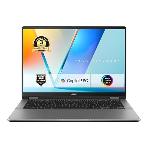 Asus Vivobook 16 Flip 16 pouces WUXGA OLED PC Portable Convertible (Intel Core Ultra 7 258V, 32GB LPDDR5X, 1TB SSD, Intel Arc Graphics, Windows 11 Home) –...