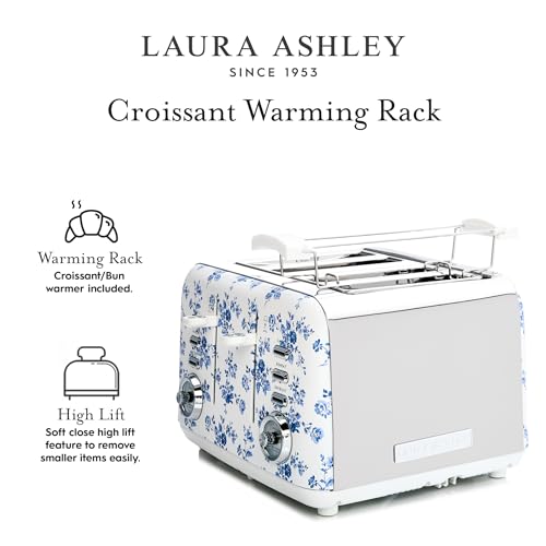 Laura Ashley China Rose 4 Slice Toasters Wide Slots By VQ ]