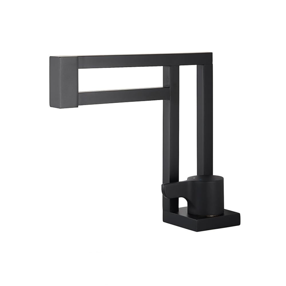 Robinet de salle de bain noir Nordic Art mitigeur haut de gamme mat design