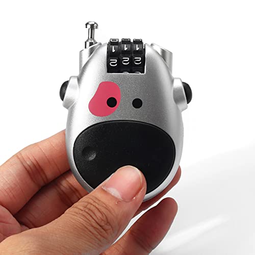 YONGYAO Digit Password Cadeado Capacete de Motocicleta Combinação Trava de Segurança Ajustável Desen