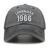Sunlark Legendär Seit 1966 Basecap Herren, Geschenke zum 60 Geburtstag Männer, Baumwolle Zweifarbig Baseballcap, Pensionierungsgeschenk für Papa & Opa