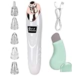 Blackhead Remover Vacuum, 3 Adjustable Suction Power Modes Blackhead Remover Tool For Face Nose Pore Vacuum Cleaner Remover 5 Replaceable Heads For Deep Cleansing Acne Pimple Whitehead Extractor