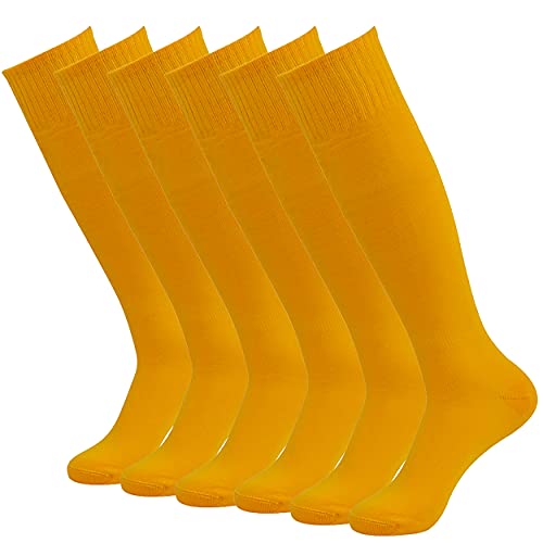 HAPYCEO 6 Pairs Sports Soccer Socks
