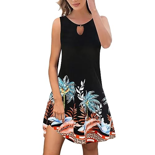Robe d'été légère sans manches pour rester au frais avec style boho fluide