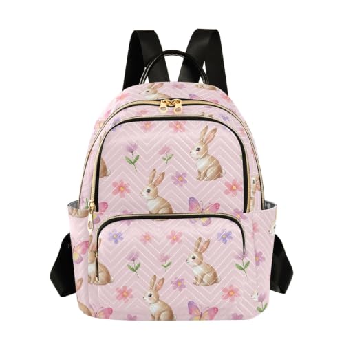 Sac à dos femme lapin rose avec système antivol discret pour voyage serein