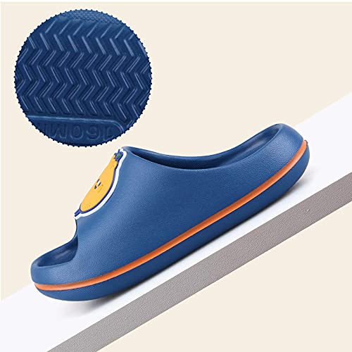 Toddler Fruit Bath Shower Slippers, Boys Banana Cartoon Pattern Soft Slide Sandals, Kids Non-Slip Slippers Summer Slides Sandals Beach Pool Water Shoes4