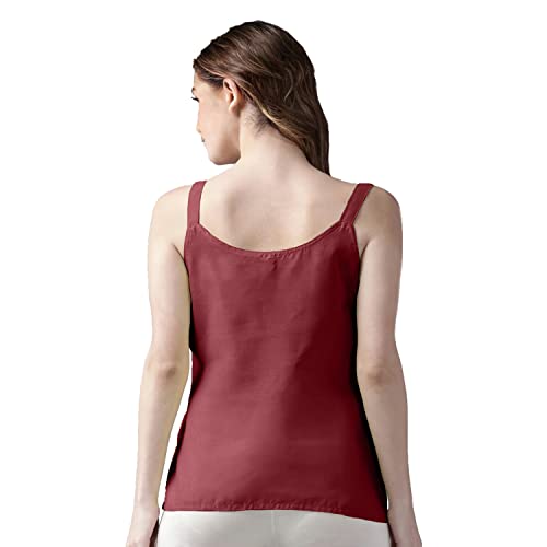 Image of Cotton Short Camisole Non-Stretchable Slip for Women | Short Kurti Slip | Short Camisole | Half-Length Lining | Waist Length Inner | Sameez | Samij(Half Slip)