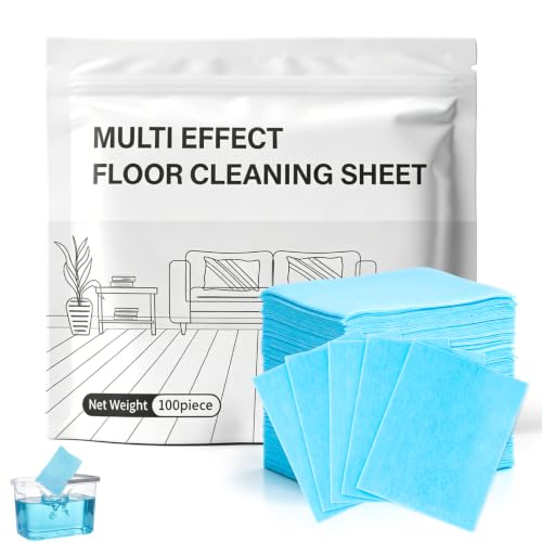 100 Piece Multi-Surface Floor Cleaning Tablets, Floor Cleaning Tablets Sheets