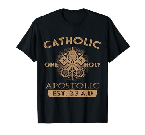 Four Marks of Roman Catholic One Holy Apostolic Church T-Shirt