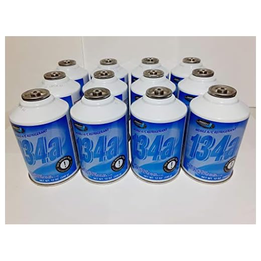 Johnsen's R-134a HFC 134A Automotive A/C Refrigerant Case of Self Sealing 12oz cans (Pack of 12) Made in USA