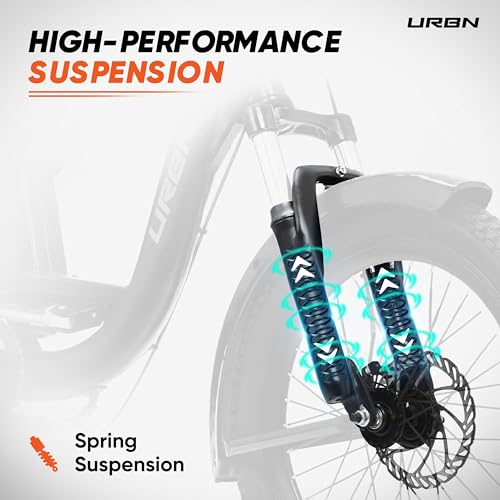 Motovolt URBN E-Moped - Standard | 105 Km Range | 250W 36V BLDC Motor | Removable Battery - 20Ah Lithium-ion | 120 Kg Load Capacity | Spring + Hydraulic Suspension | 20" Tyres | Sky Blue