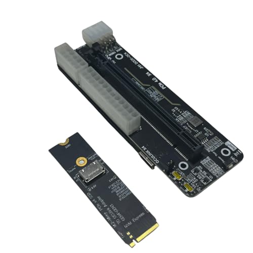 Image of JMT M.2 M-Key to PCIE 4.0X4 External Graphics Card Stand Bracket Compatible with Oculink /M.2 NVMe Laptop eGPU?GDP Handhelds (Dock-OC4+ACB1)