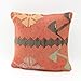 Kilimwarehouse Kilim Pillow Cover 12x12 inch Bohemian Turkish Chair Boho Design Classy Rustic Throw Handmade Accent Small Decorative Burlap Cushion