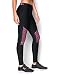 Under Armour Women's HeatGear Armour Print Inset, Black/Pink Punk, X-Small
