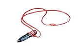 MelangCos Anime Cosplay Princess Necklace Women San Jewel Pendant Necklace Halloween Costume Props (Blue)