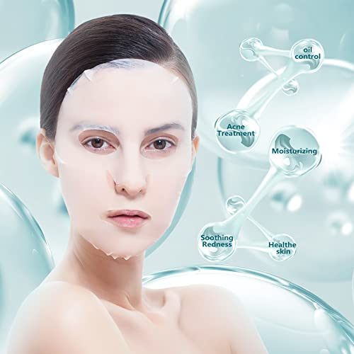 Facial Mask Anti Acne Face Masks Skin Care, Sheet Masks With Salicylic Acid Sheet For Acne Prone Hydrating Moisturizing Skincare for Scar Breakouts Pimple Beauty Oil Control Redness 10 Sheets