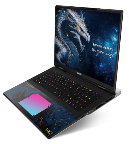 Image of EXCaliberPC [2026] MSI Titan 18 HX Dragon Edition Draco Epic A2WJ-1246US (Intel Ultra 9 290HX Plus, 96GB RAM, 18TB SSD, NVIDIA GeForce RTX 5090, 18 inch UHD+ Mini LED, Windows 11 Pro) Gaming Laptop