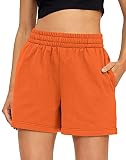 Cute Drawstring Casual Sweat Shorts for Women Elastic Waist Summer Beach Sleep Lounge Shorts Gym Wor