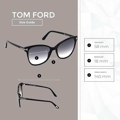 Tom Ford Gia FT0844 Cateye Sunglasses for Women +BUNDLE with ACCESSORY EYEWEAR KIT4