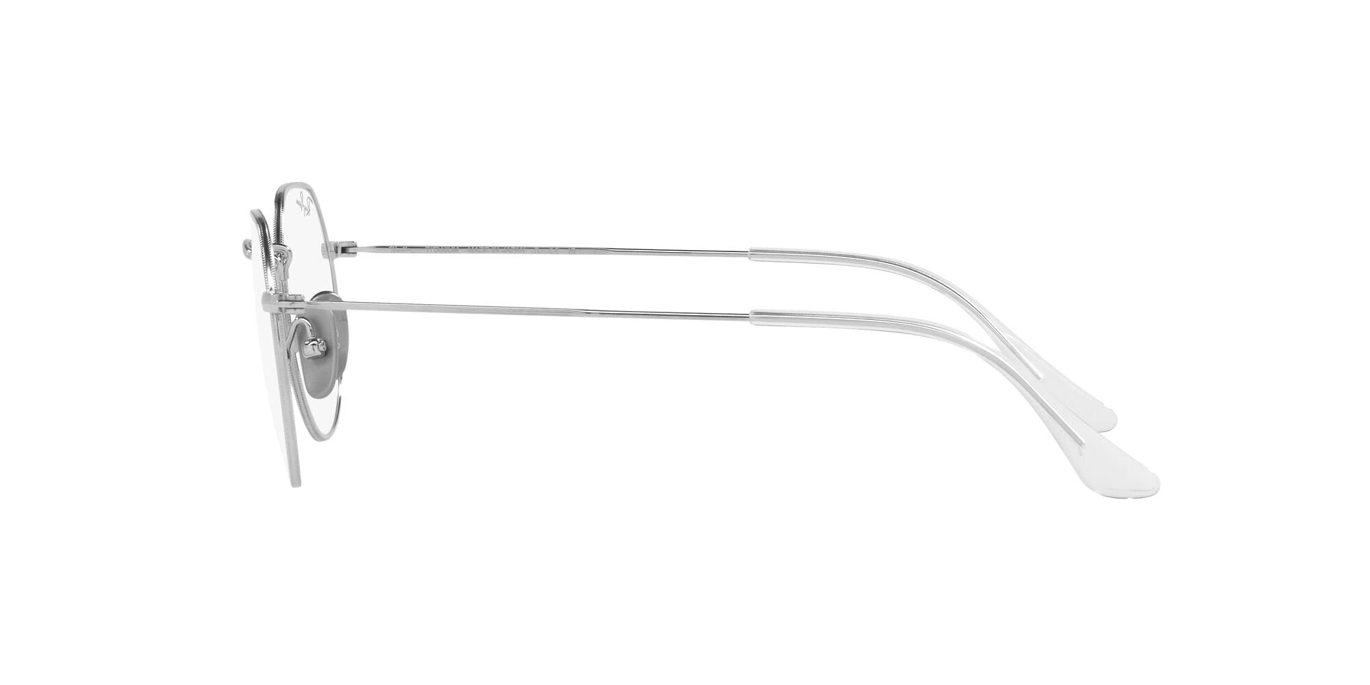 Ray-Ban 0RX8165V Oprawki do okularów, Srebrny, 49 Unisex-Dorosły, Srebrny, 49