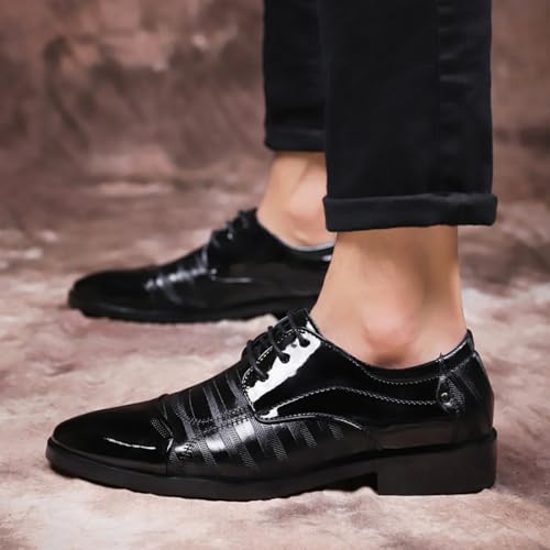 Men's Stylish Leather Dress Shoes, Formal Business Footwear - Ideal for Office Days, Business Meetings & Formal Events4