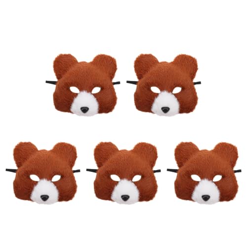 Masque d'animal en peluche pour votre prochaine soirée Halloween