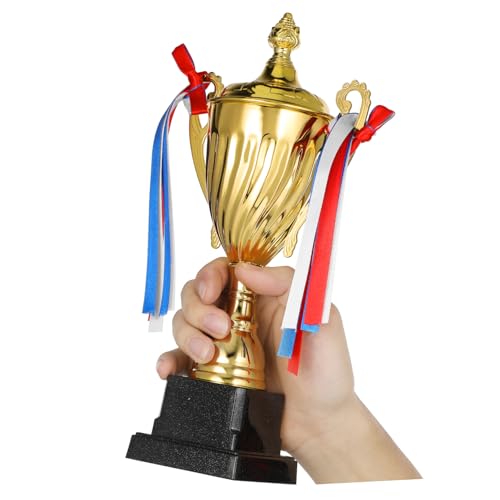 COOLHIYA Trophy Cup for Sports Engraved Trophy Awards Metal Construction Ceremony